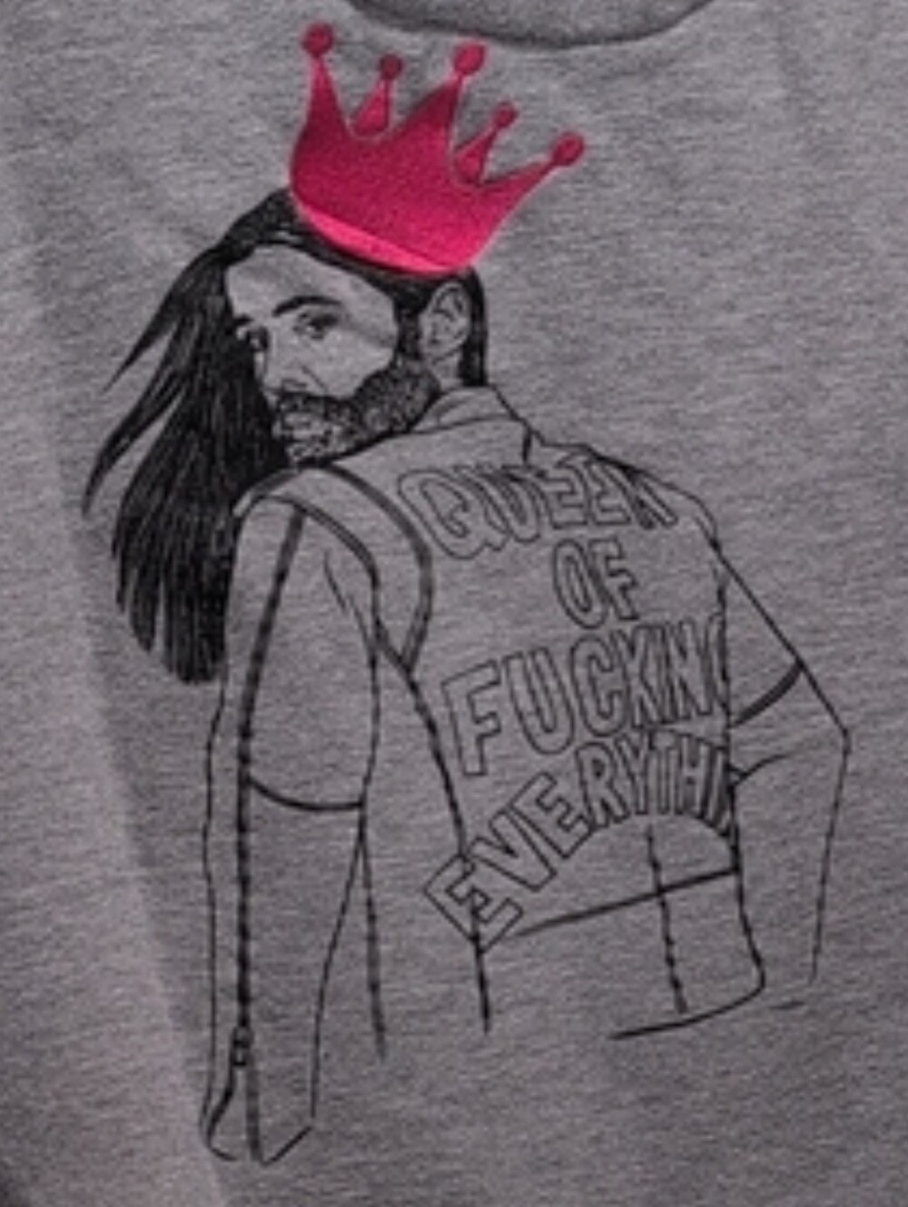 Queer Eye JVN Jonathan van Ness Crewneck Size L